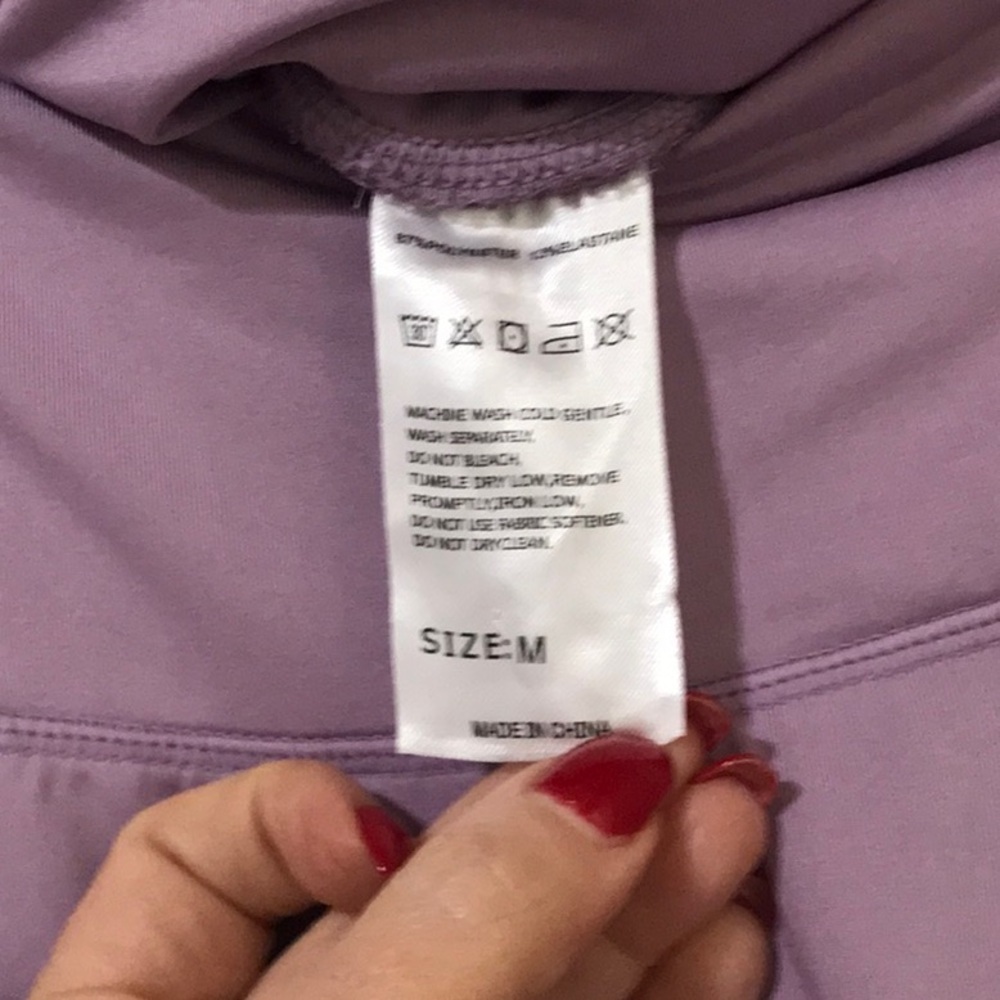 Lavender High-Waisted Skort - Picture 6 of 6